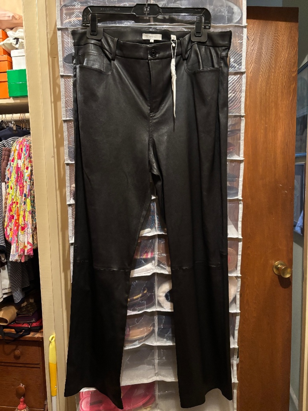Vince leather jeans